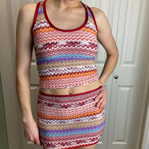 Vintage Missoni Mare Zigzag Set - Tank and Miniskirt - Picture 4 of 7
